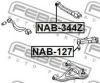 NISSA 551106P600 Control Arm-/Trailing Arm Bush